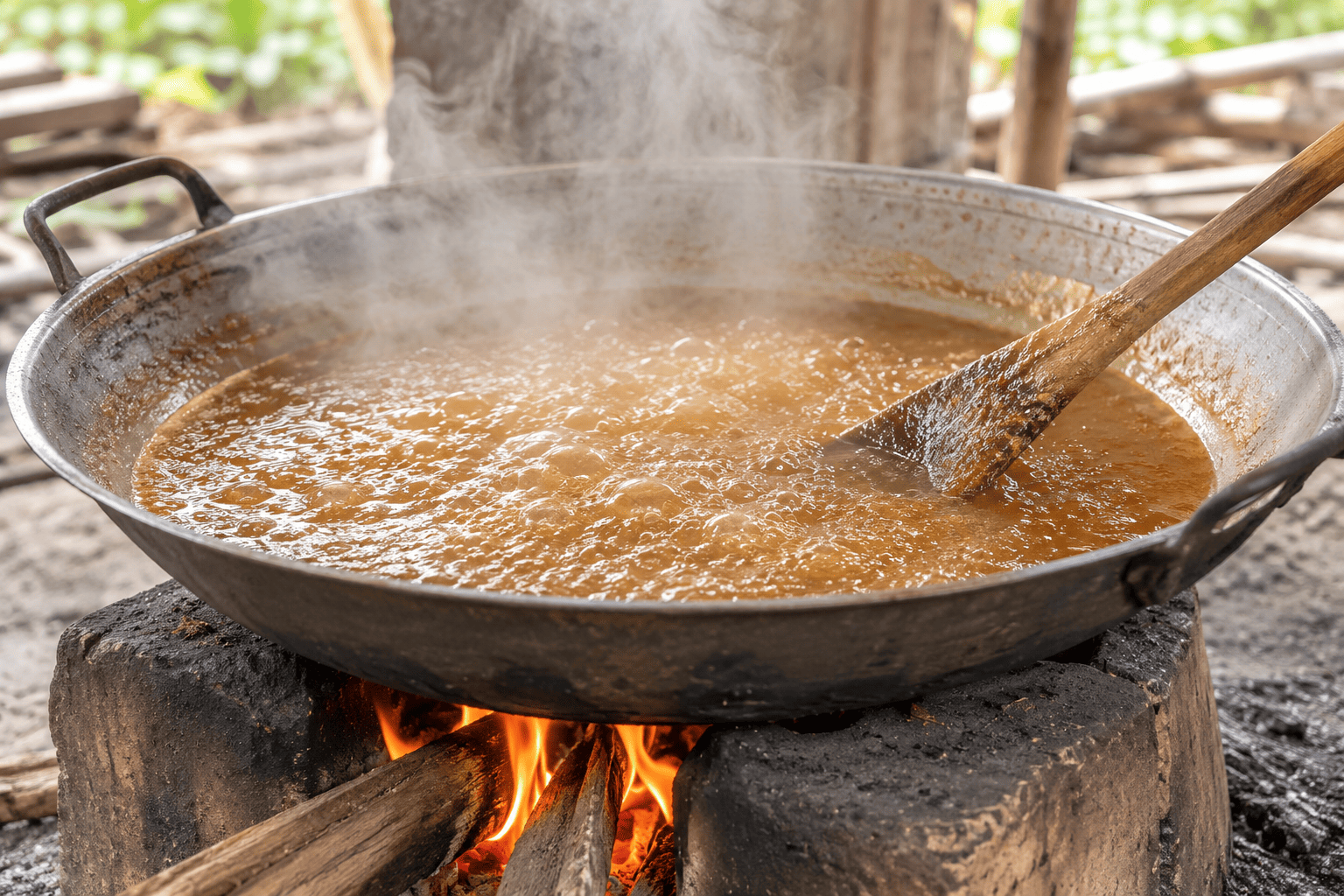 proses membuat gula semut
